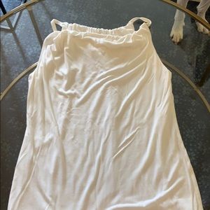 Cabi white tunic sleeveless top